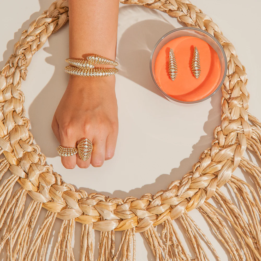 BUBBLES YELLOW GOLD BRACELET - Image 3