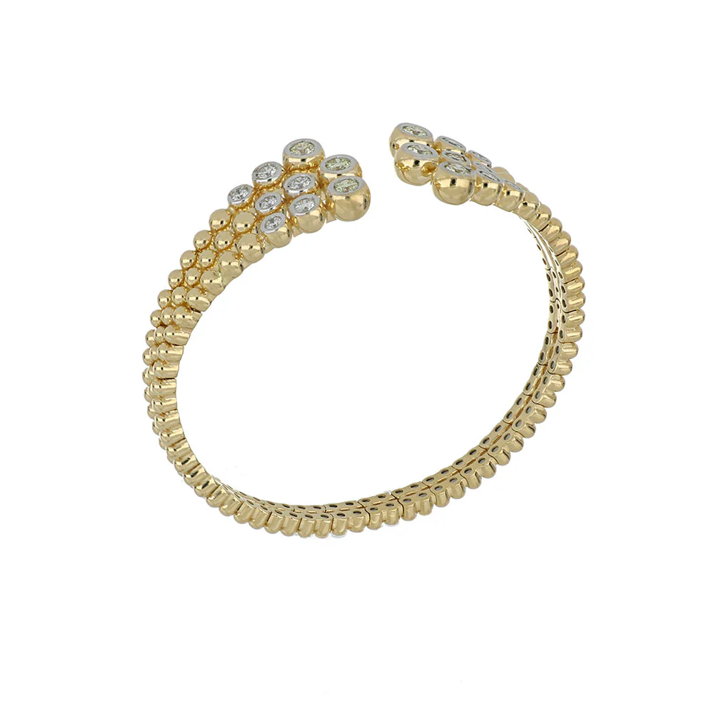 BUBBLES RAGGI YELLOW GOLD BRACELET - Image 3