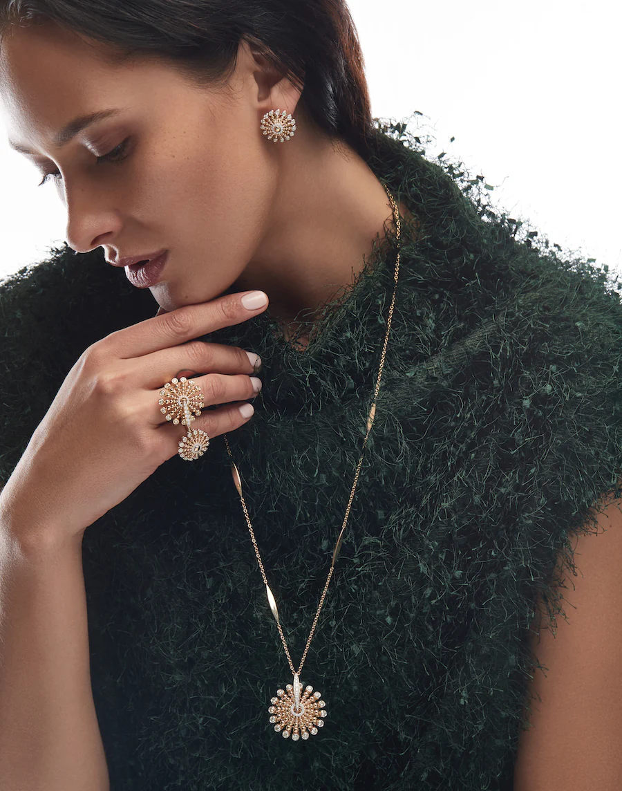 BUBBLES RAGGI ROUND DIAMONDS EARRINGS - Image 3