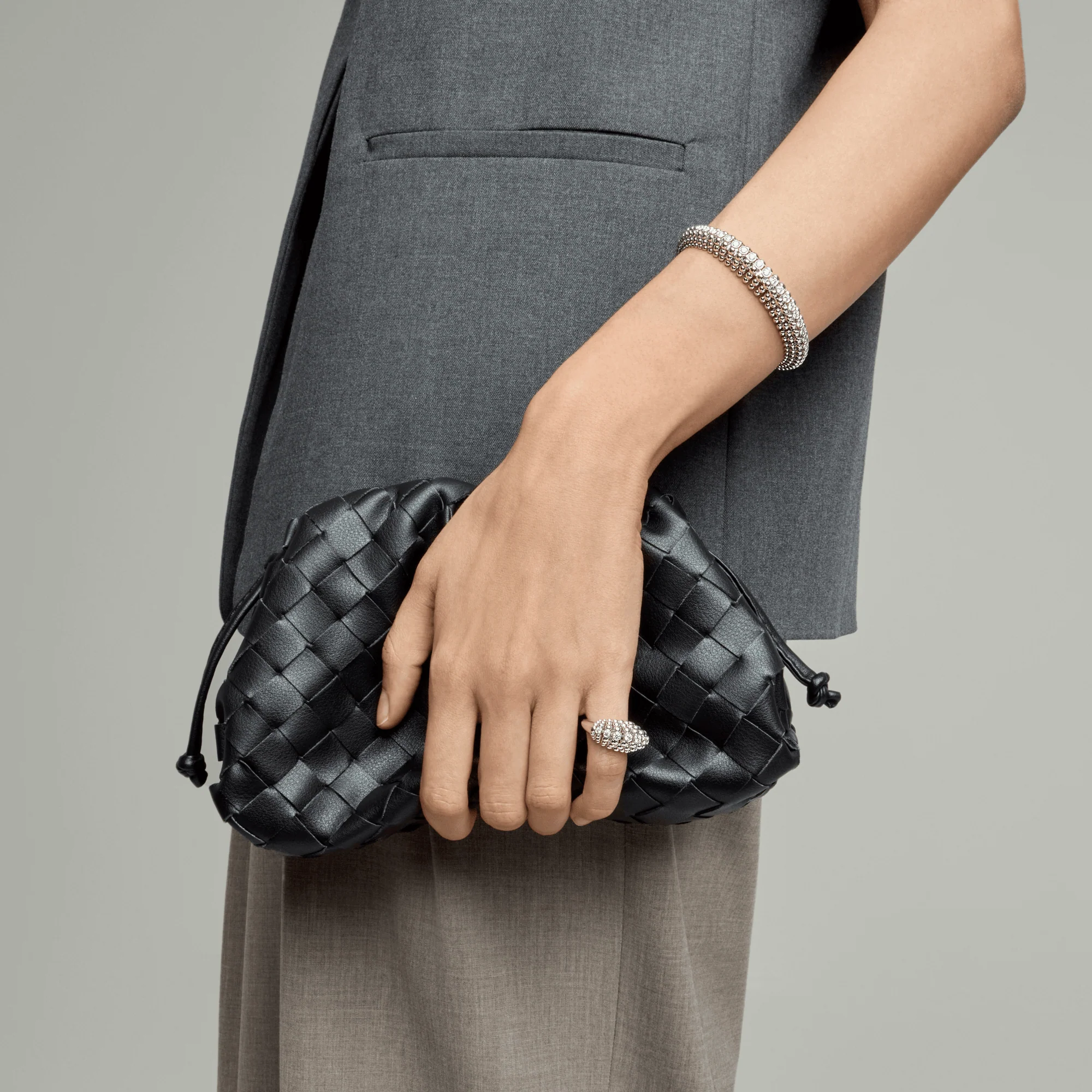 BUBBLES WHITE GOLD BRACELET - Image 4