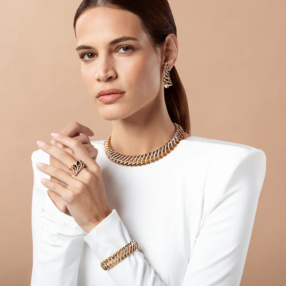 ELICA YELLOW GOLD RING - Image 3