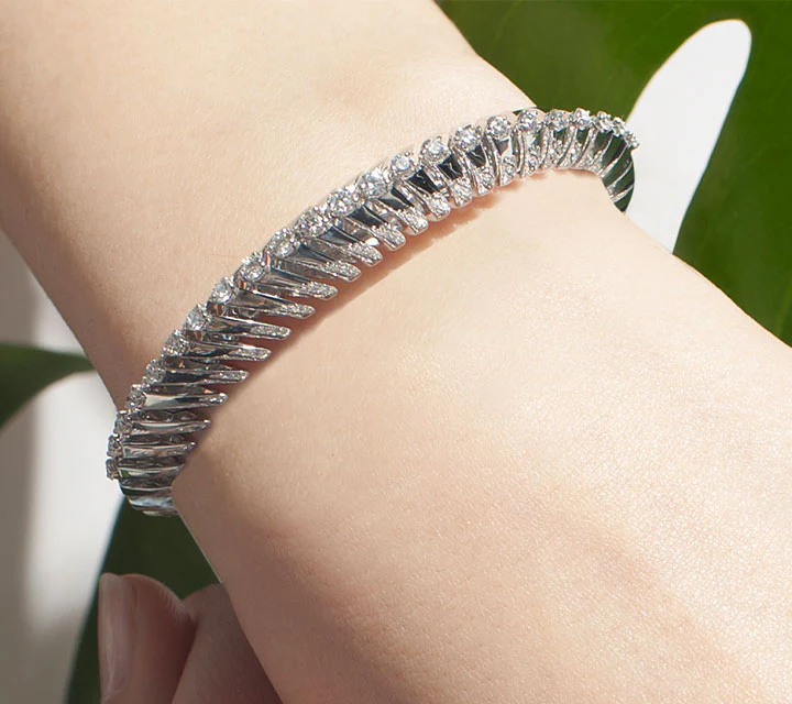 SOFFIO WHITE GOLD BRACELET - Image 4