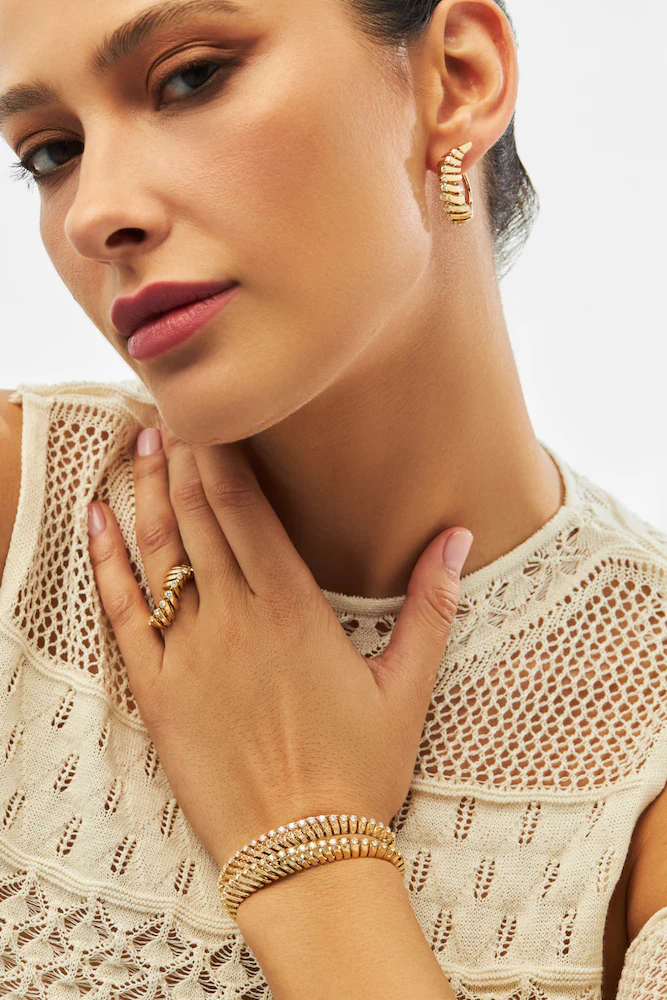 SOFFIO YELLOW GOLD BRACELET - Image 4