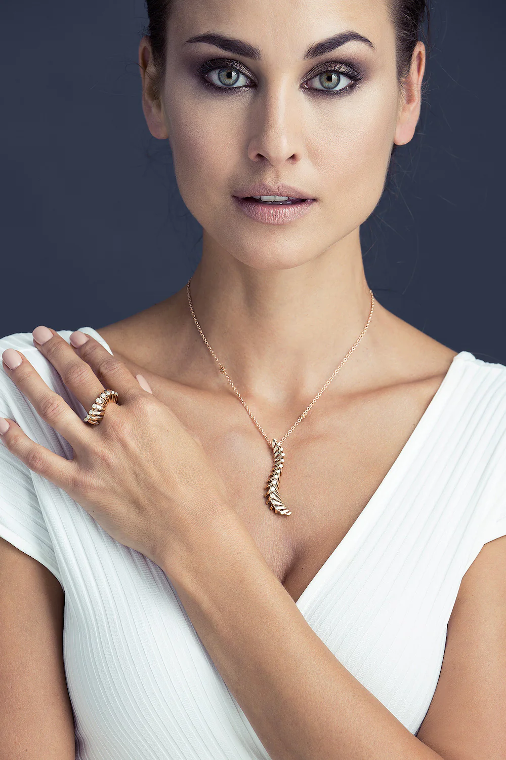 SOFFIO ROSE GOLD PENDANT - Image 3