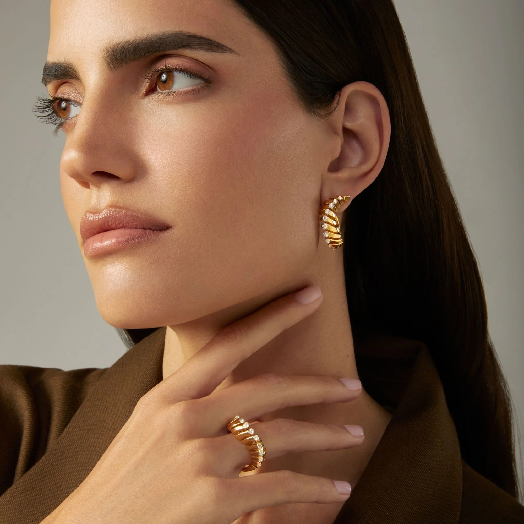 SOFFIO YELLOW GOLD RING - Image 3